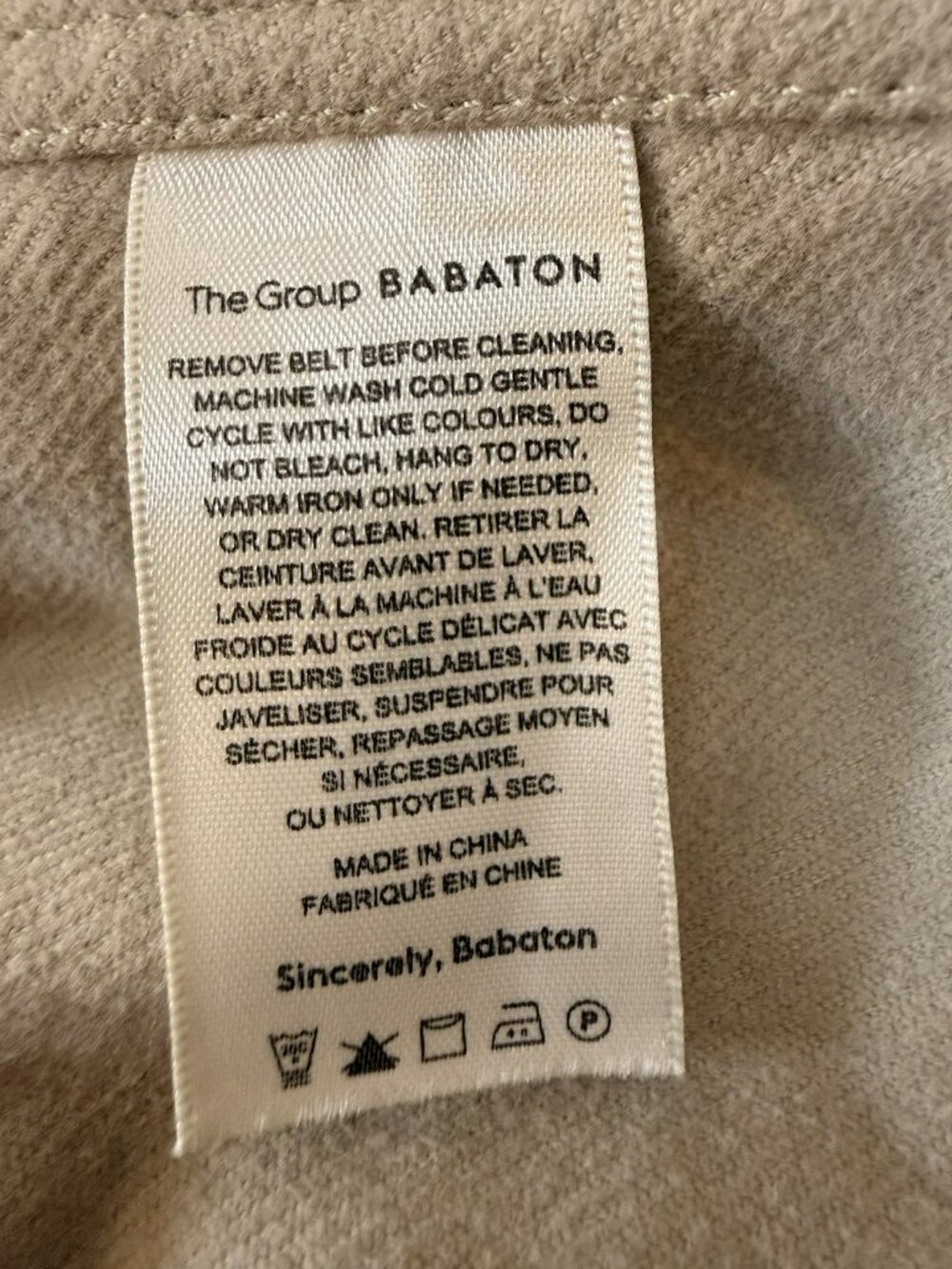 Aritzia The Group by Babaton Balboa Coat Button Down Shacket Dry Basil Green A - Picture 10 of 11